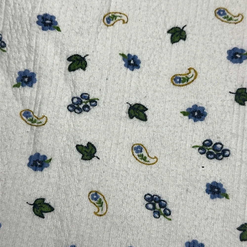 McKids McDonalds vintage White Floral Shirt